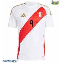 Peru Paolo Guerrero #9 Hjemmedrakt Copa America 2024 Kortermet